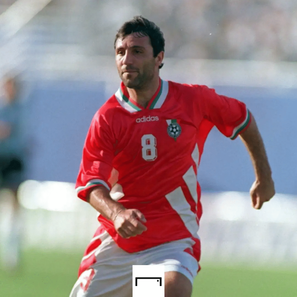 Led by the fiery and brilliant Stoichkov, they stunned the world by reaching the semi-finals.