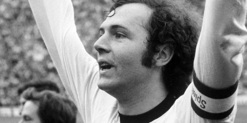 Franz Beckenbauer celebrating- World Cups Players