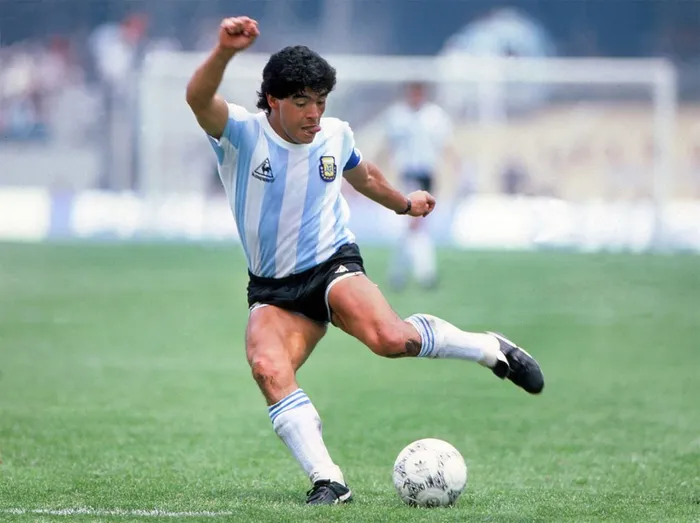 Diego Maradona dominated 1986 with the “Hand of God” and “Goal of the Century”. .- World Cups Players