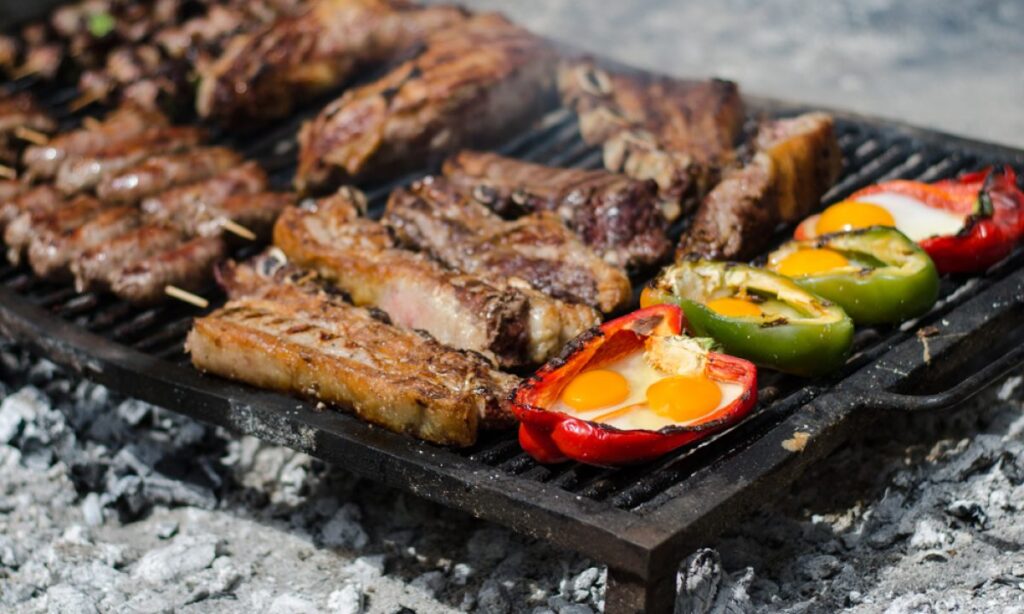 Argentinian asado barbecue tradition connected to World Cup fan culture.