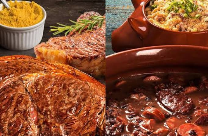 Brazilian feijoada and churrasco barbecue served during World Cup matchdays