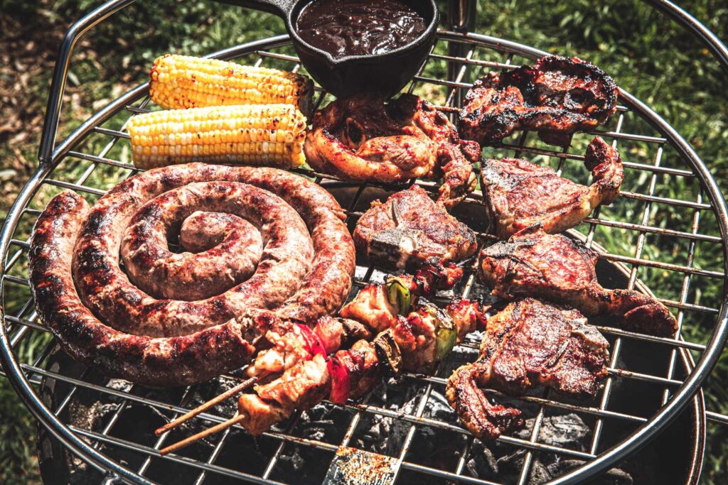 South African braai barbecue tradition made famous during the 2010 World Cup.