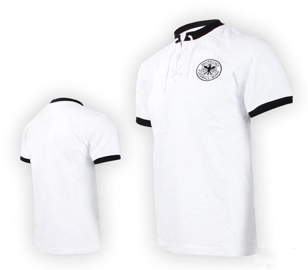 West Germany 1954 simple post-war World Cup jersey, a key moment in kit evolution.